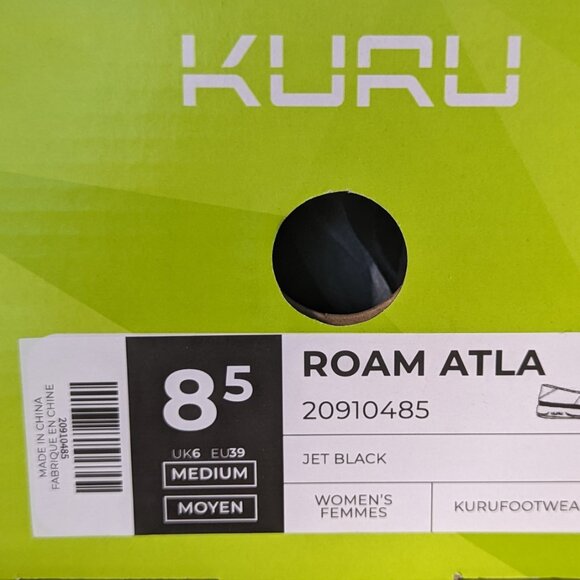 KURU Size 8.5 - ROAM ATLA BLACK - Picture 4 of 4